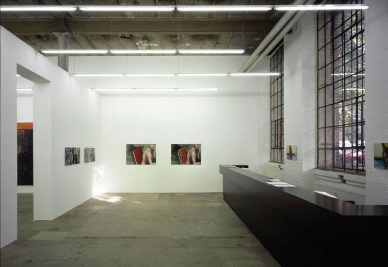 Galerieraum in der Leipziger Baumwollspinnerei